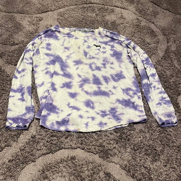 PINK Victoria’s Secret White and Purple Tie-Dye in Women’s Size S|P - Picture 4 of 16